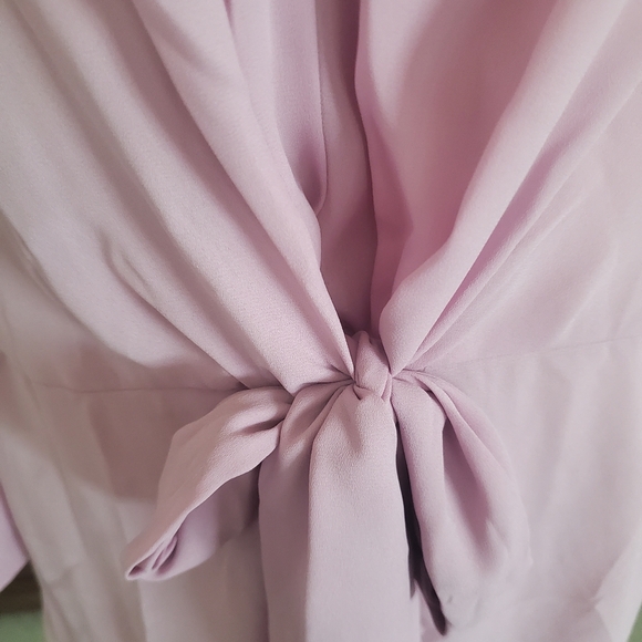 BOLD elements Purple Tunic with Cut Out Tie Front - Picture 3 of 8